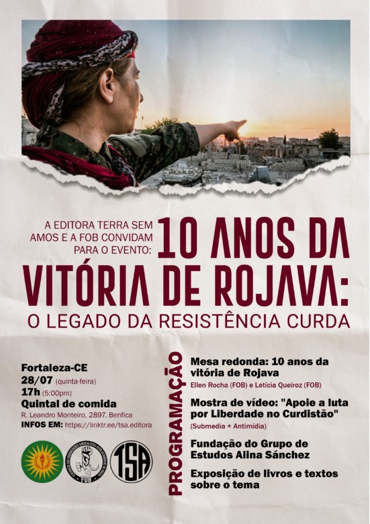 Celebração em Fortaleza dos 10 Anos da Vitória de Rojava: O Legado da ...