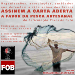 Assine a Carta Aberta a favor da Pesca Artesanal!