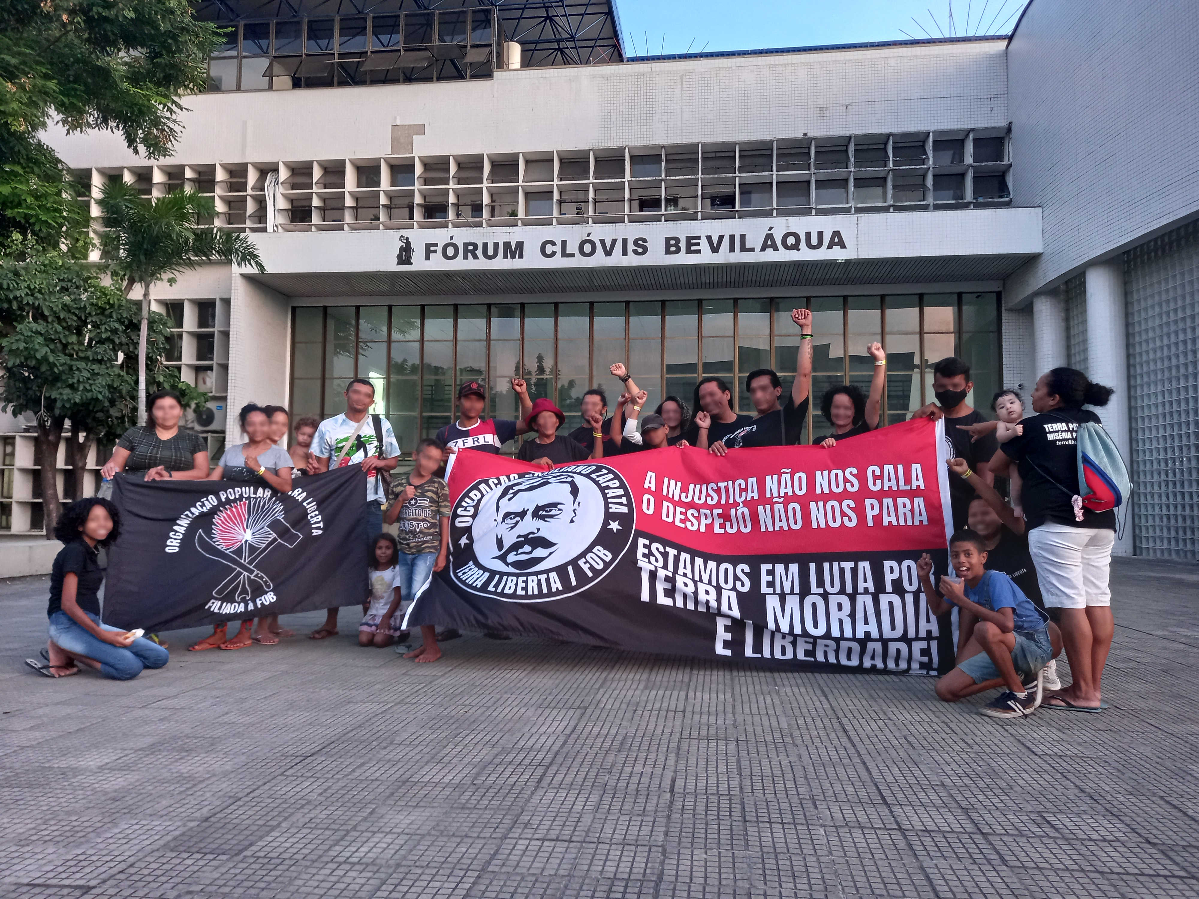 Sindicatos e Organizações Populares  Acampam no Fórum Clóvis Beviláqua em luta por direitos